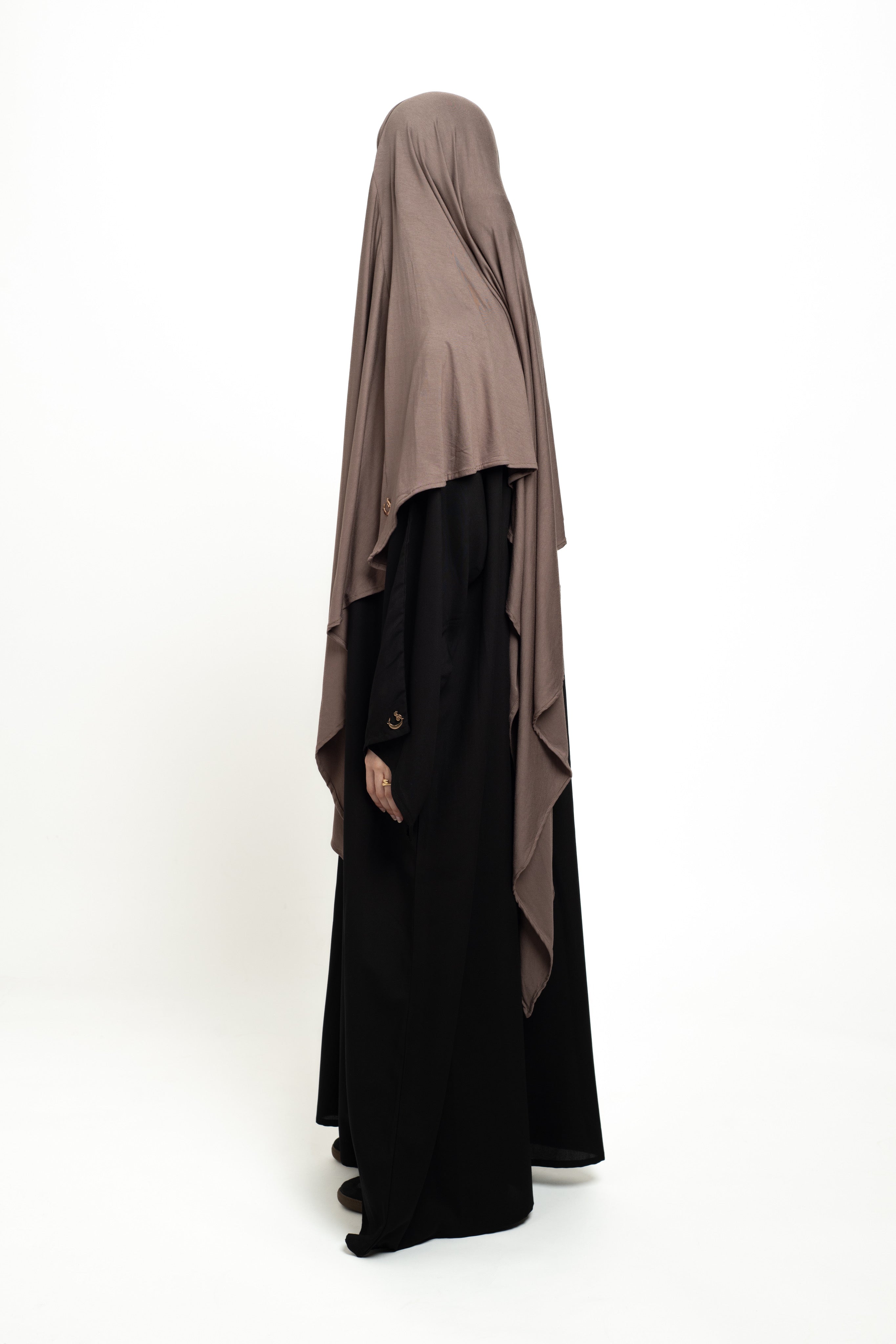 Ash Brown Regular Khimar