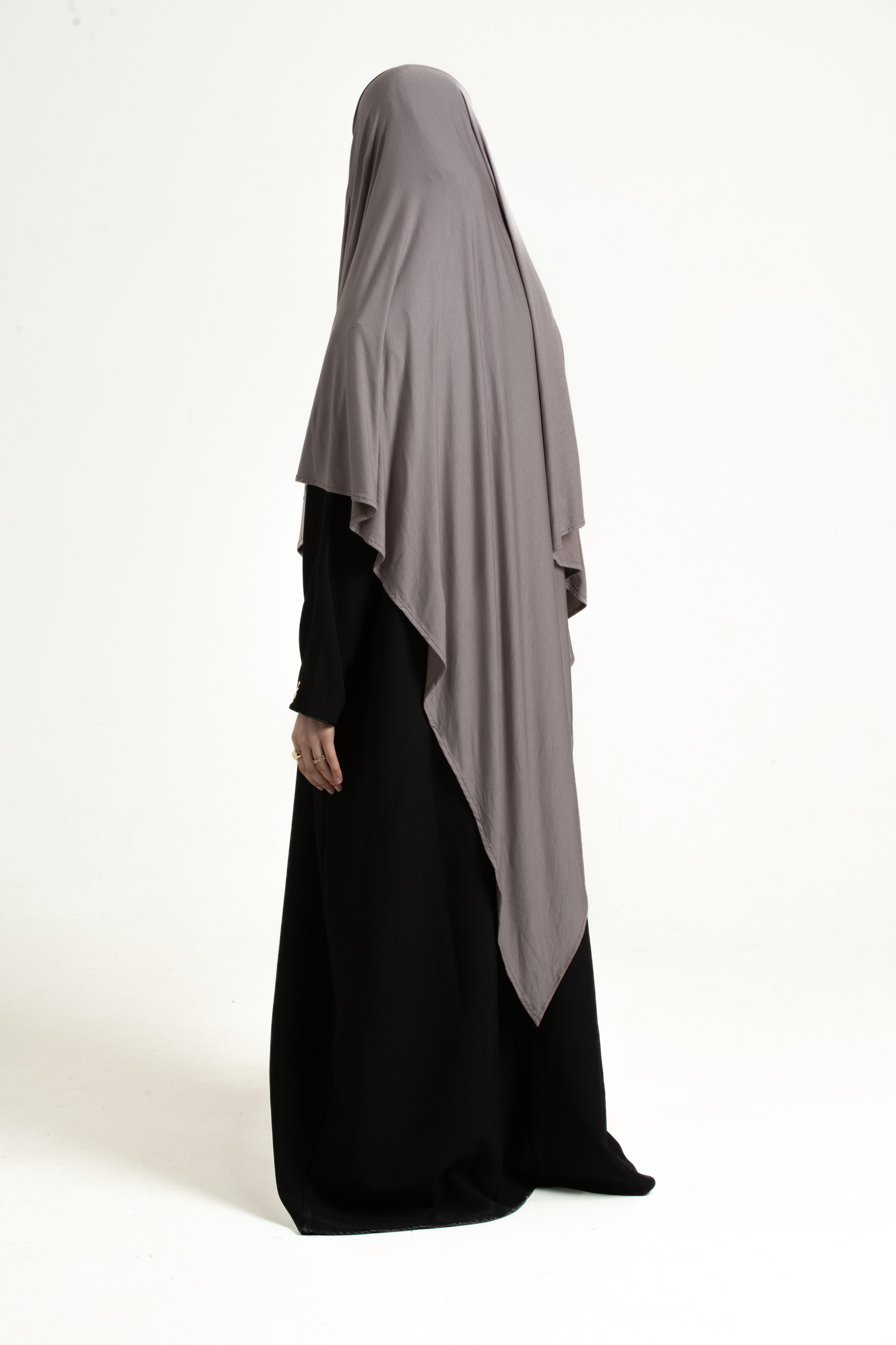 Moon-Grey Regular Khimar