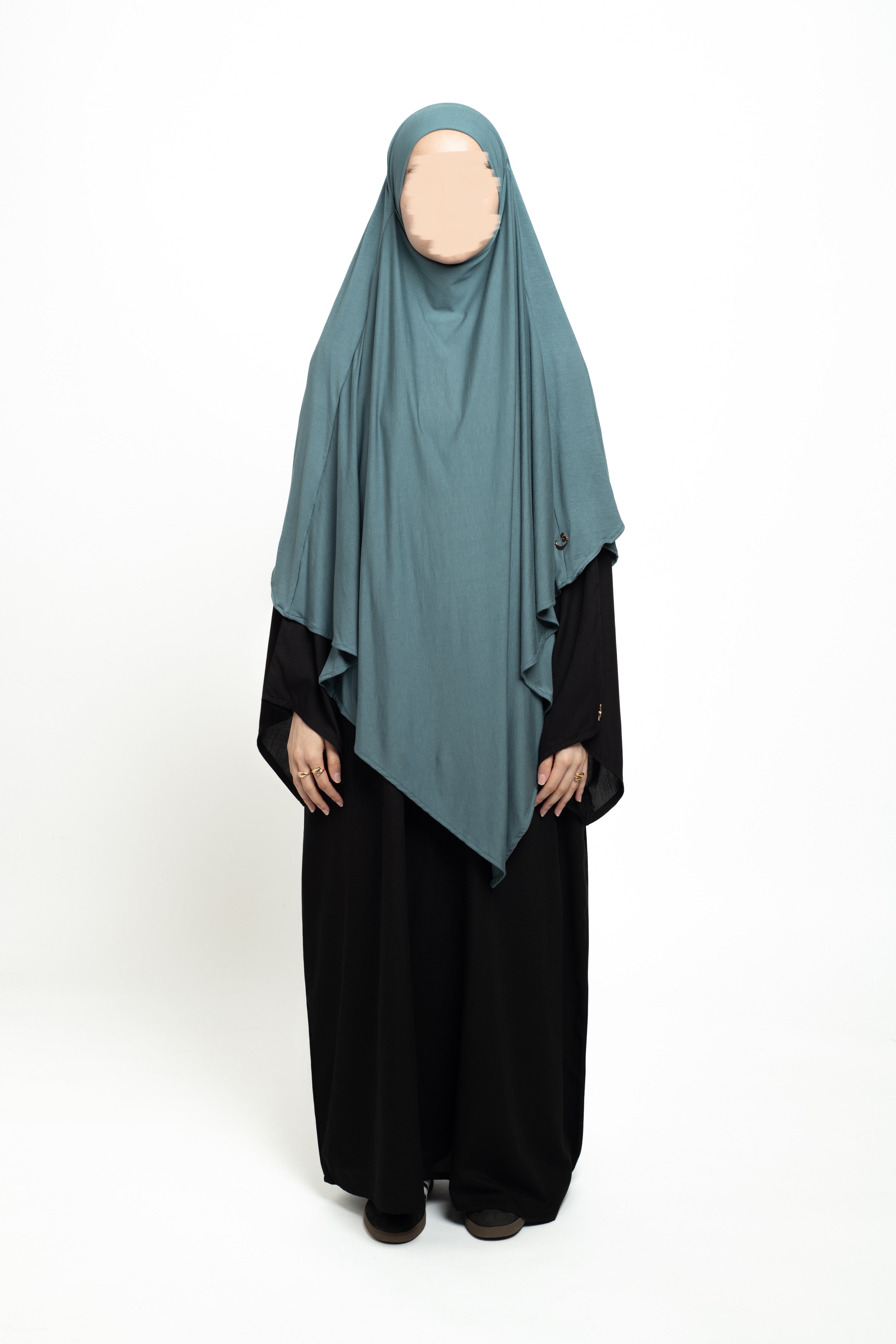 Teal Blue Regular Khimar