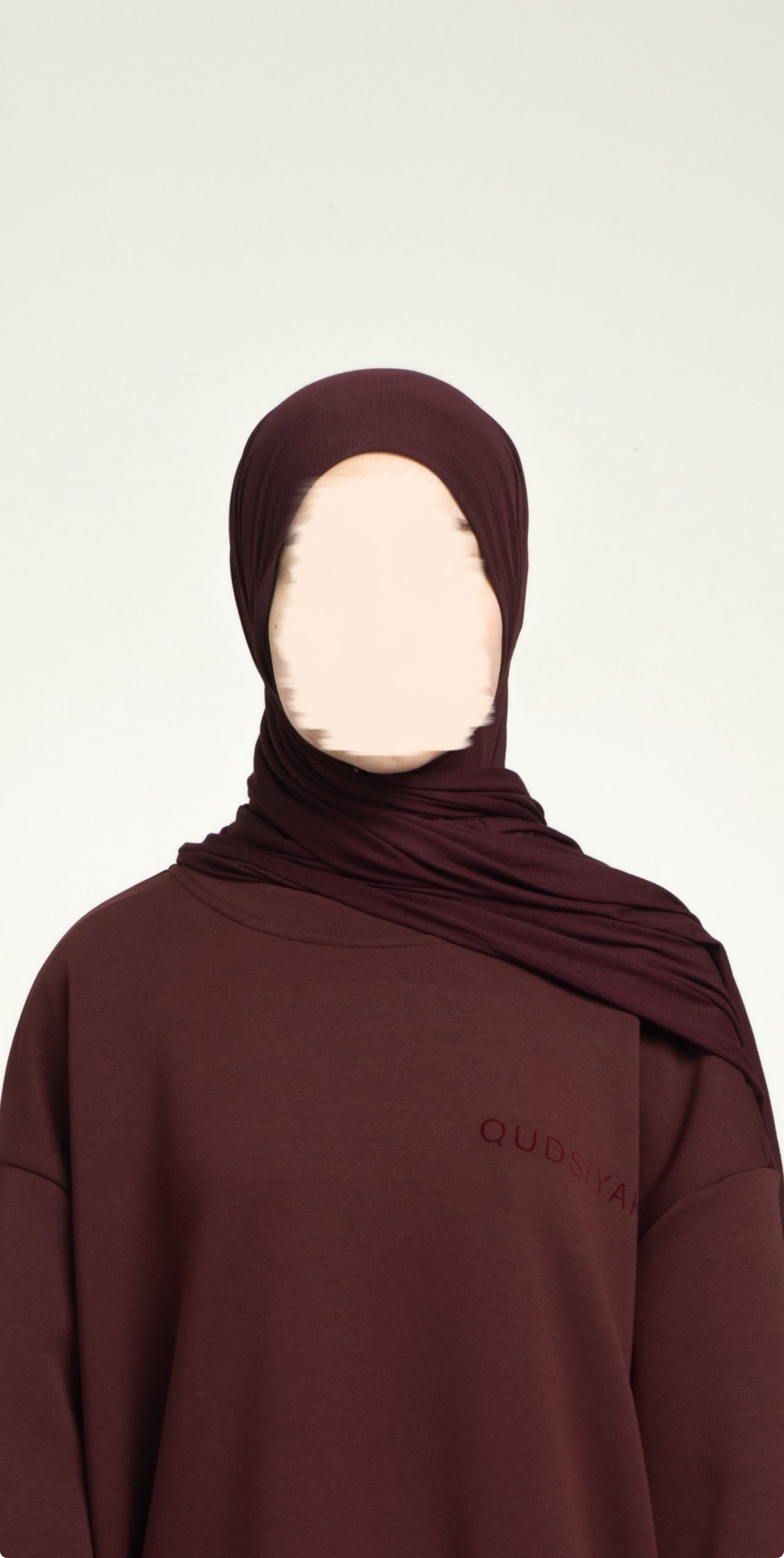 Bamboo Hijab - Burgundy