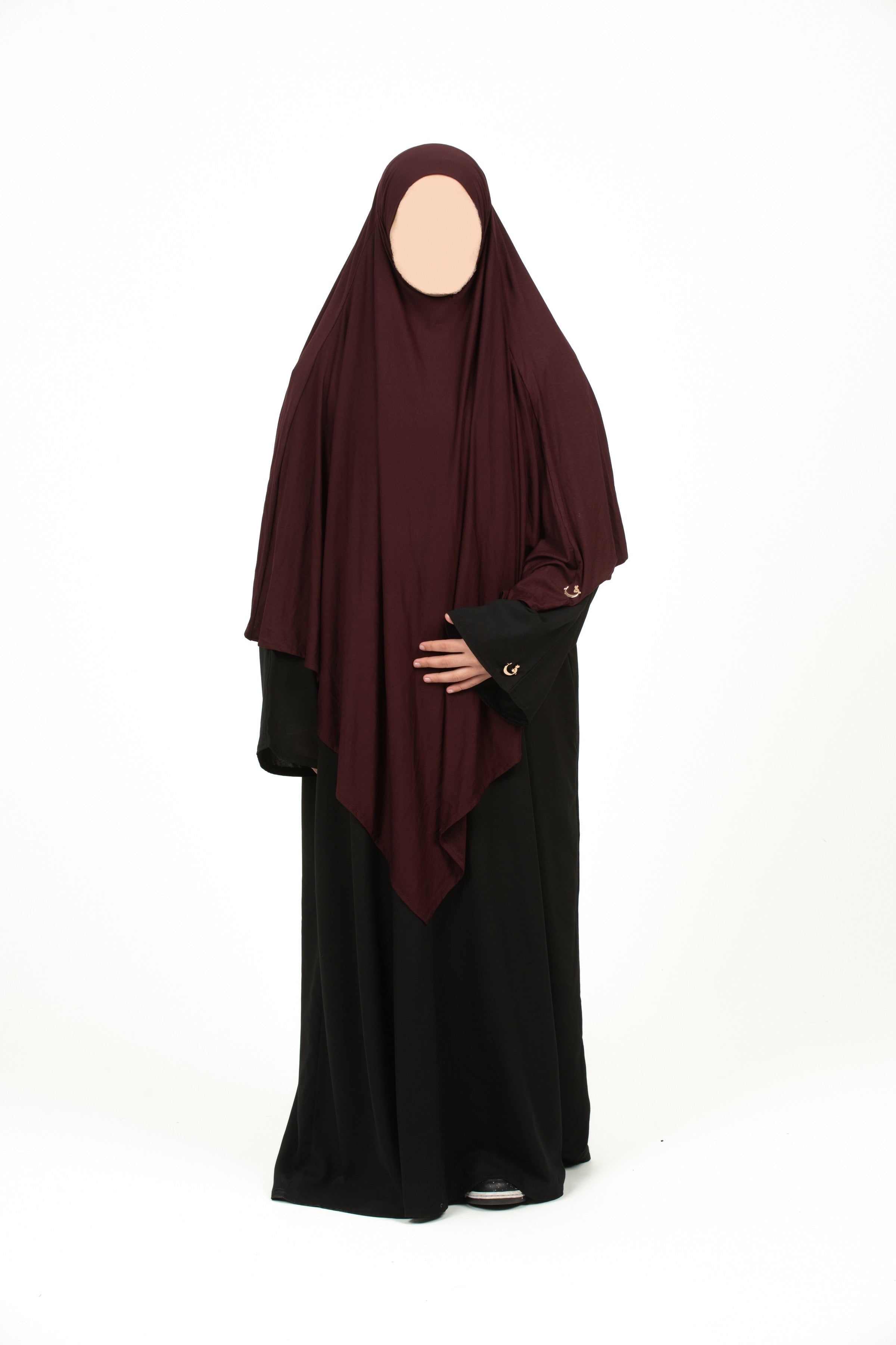Burgundy Regular Khimar