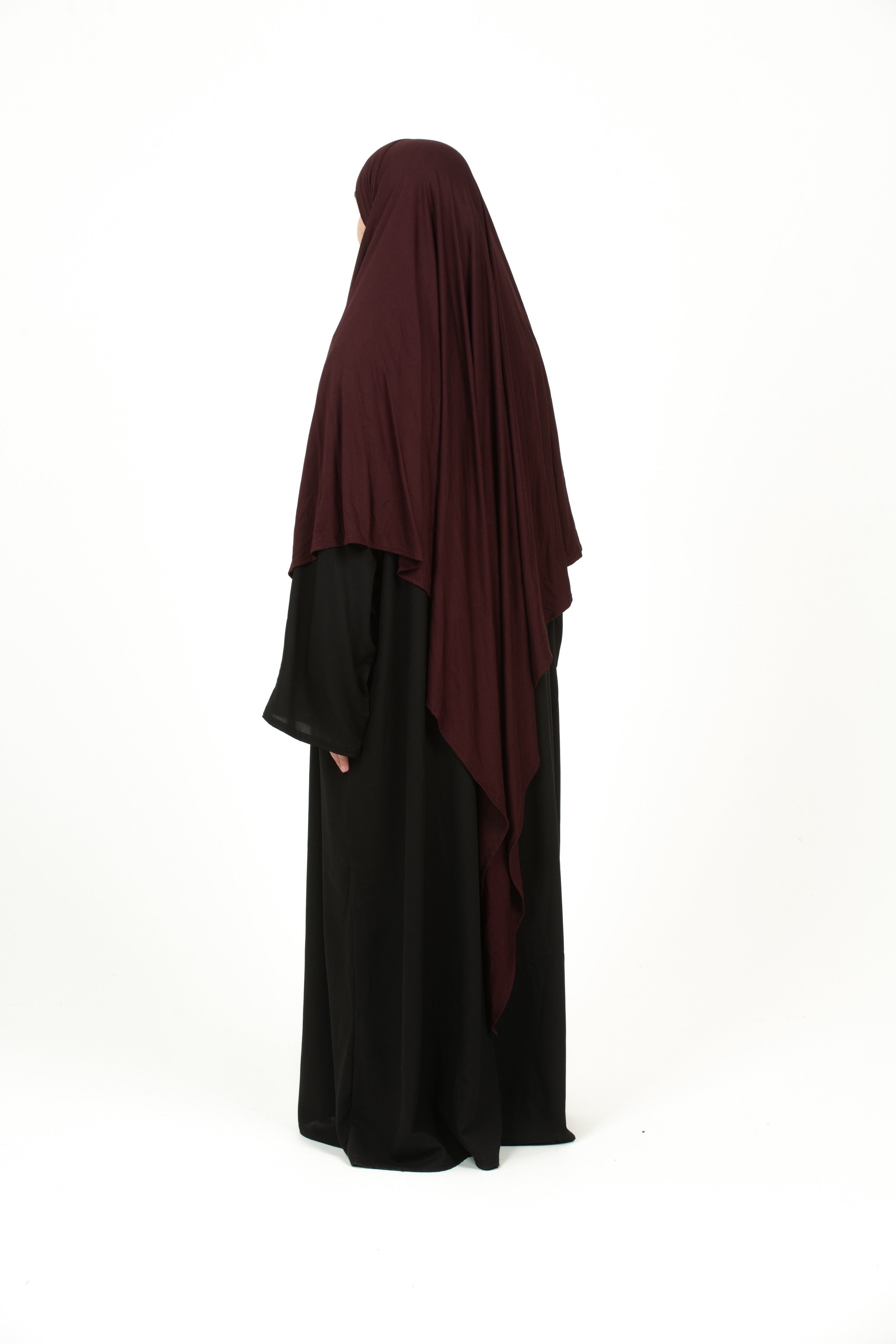 Burgundy Regular Khimar
